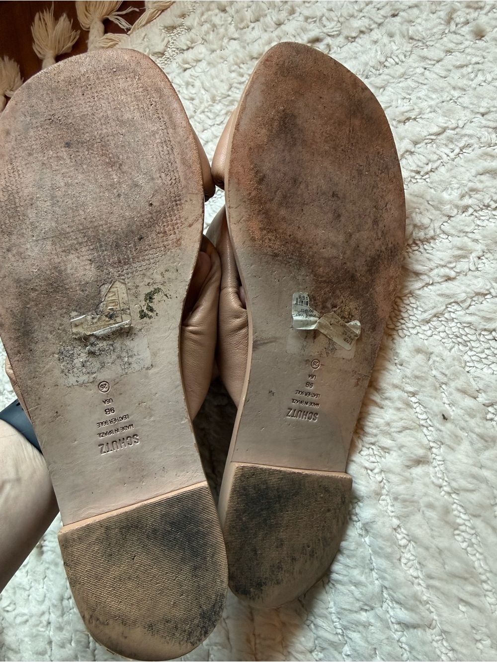 Schutz sandals tan size 9 - Picture 3 of 5